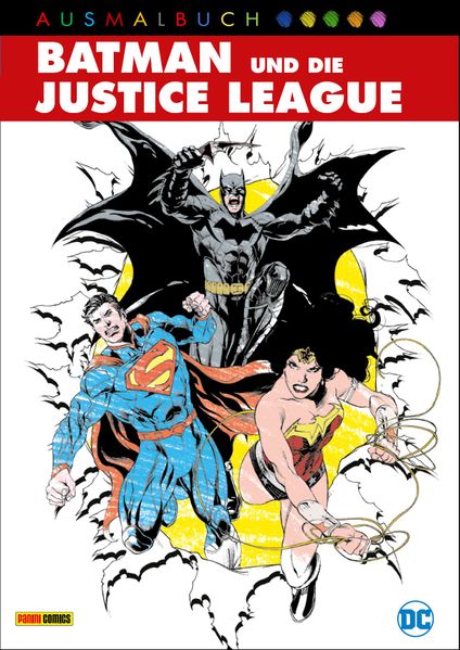 Cover von DC Malbuch: Batman & die Justice League