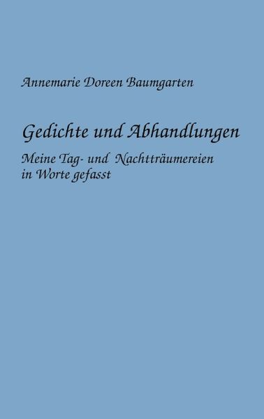 Cover von Gedichte und Abhandlungen