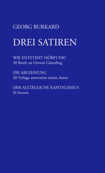 Cover von Drei Satiren