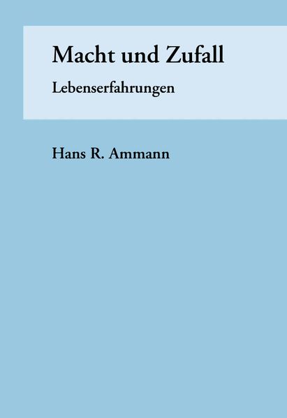 Cover von Macht und Zufall