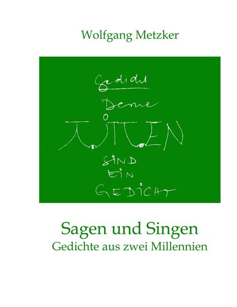 Cover von Sagen und Singen