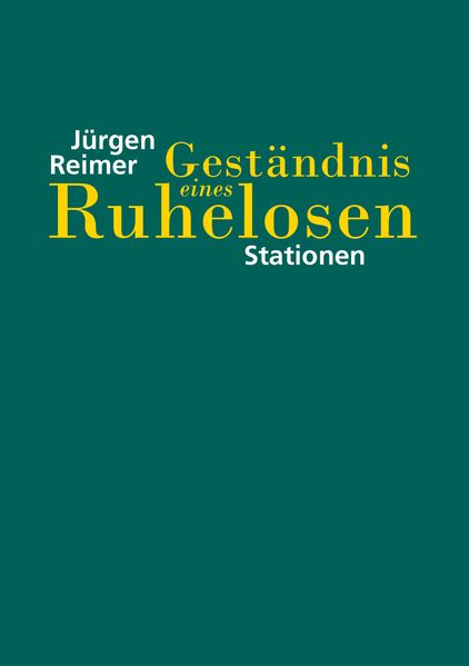 Cover von Geständnis eines Ruhelosen