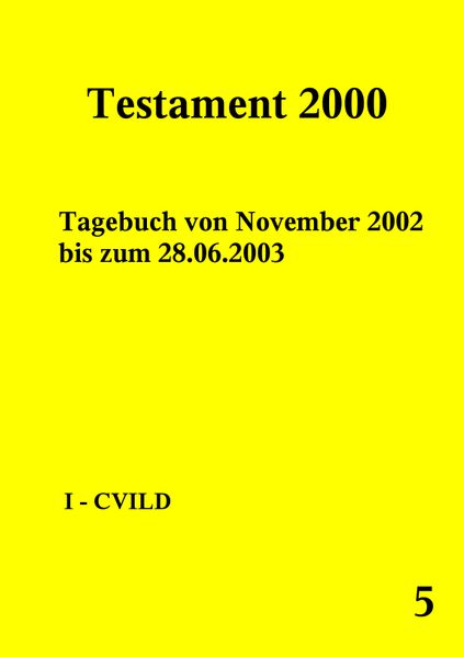 Cover von Testament 2000 – Band 5