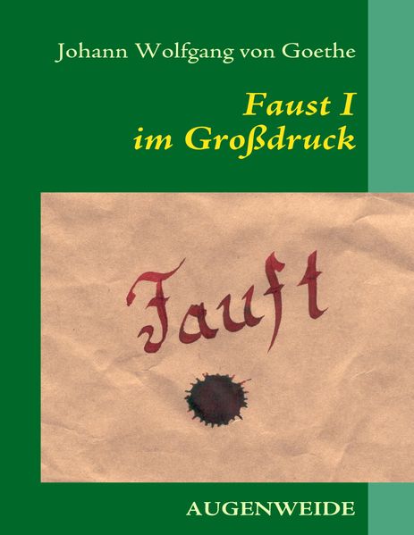 Cover von Faust I im Grossdruck