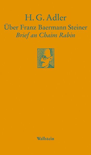 Cover von Über Franz Baermann Steiner