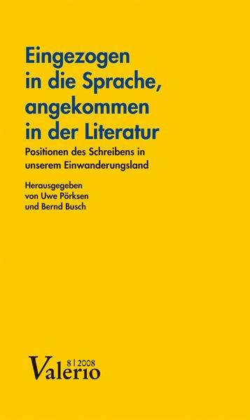 Cover von Eingezogen in die Sprache, angekommen in der Literatur