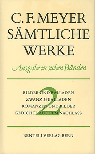 Cover von Bilder und Balladen, Zwanzig Balladen, Romanzen und Bilder, Gedichte aus dem Nachlass