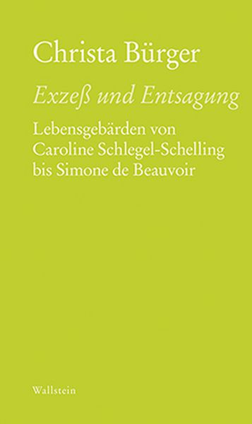 Cover von Exzeß und Entsagung