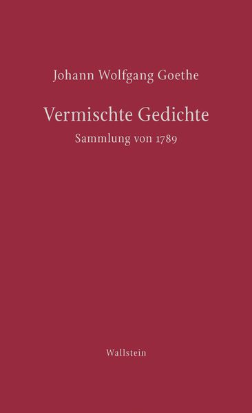 Cover von Vermischte Gedichte