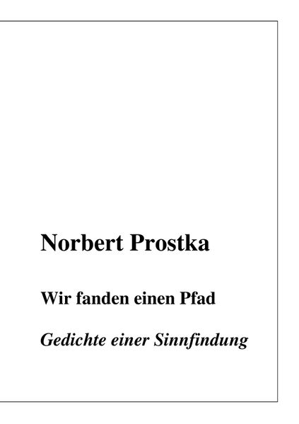 Cover von Wir fanden einen Pfad