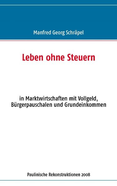 Cover von Leben ohne Steuern