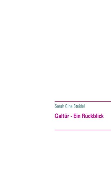 Cover von Galtür – Ein Rückblick