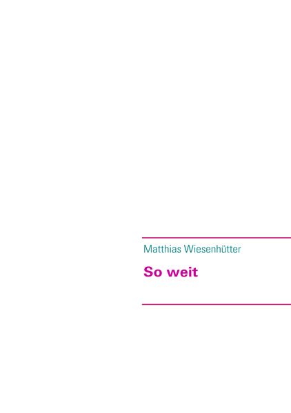 Cover von So weit