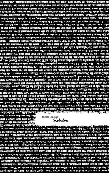 Cover von Shebalba