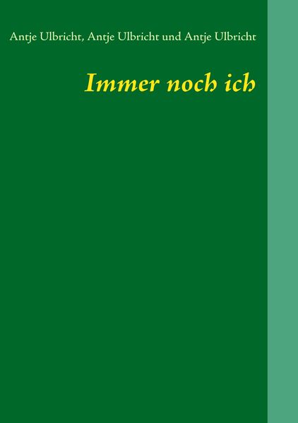 Cover von Immer noch ich