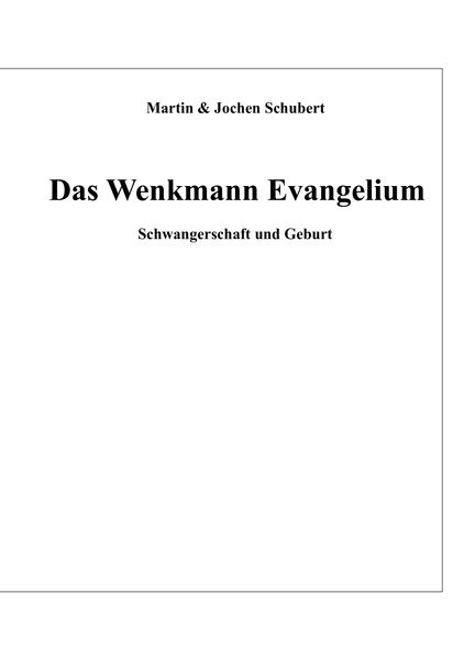 Cover von Das Wenkmann Evangelium