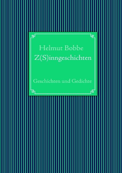 Cover von Z(S)inngeschichten