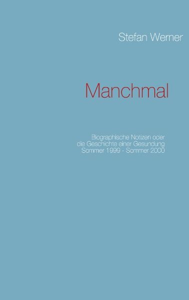 Cover von Manchmal