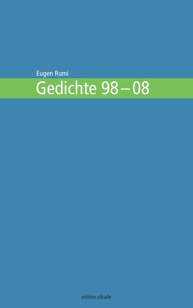 Cover von Gedichte 98-08