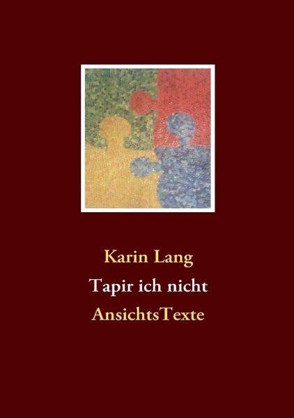 Cover von Tapir ich nicht