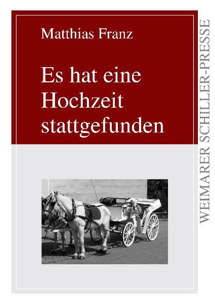 Cover von Es hat eine Hochzeit stattgefunden