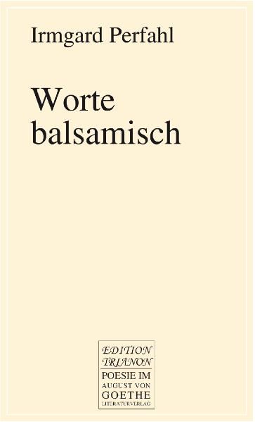Cover von Worte balsamisch