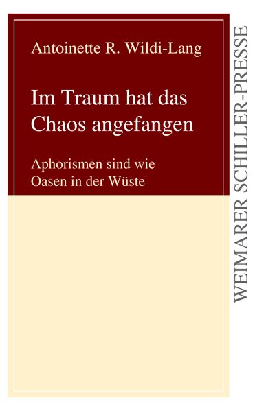 Cover von Im Traum hat das Chaos angefangen