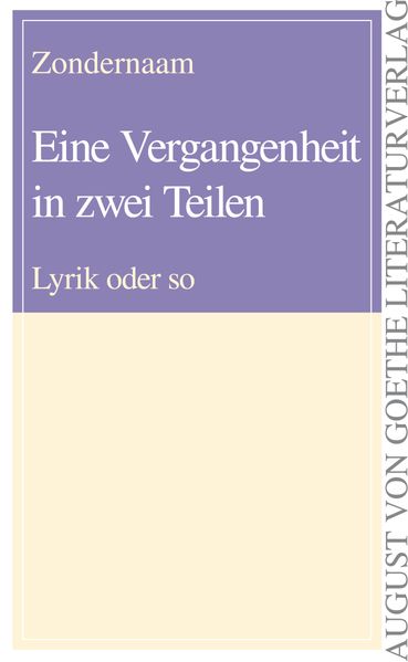 Cover von Eine Vergangenheit in zwei Teilen