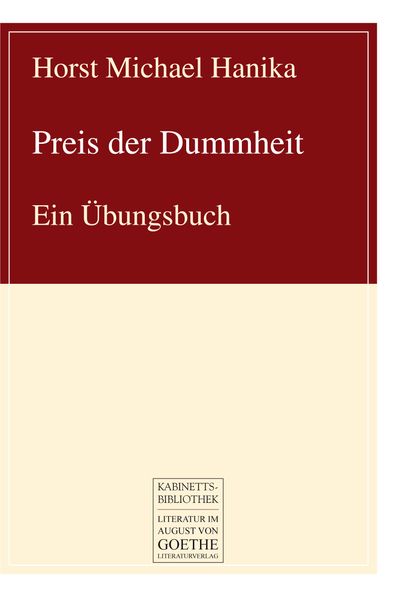 Cover von Preis der Dummheit