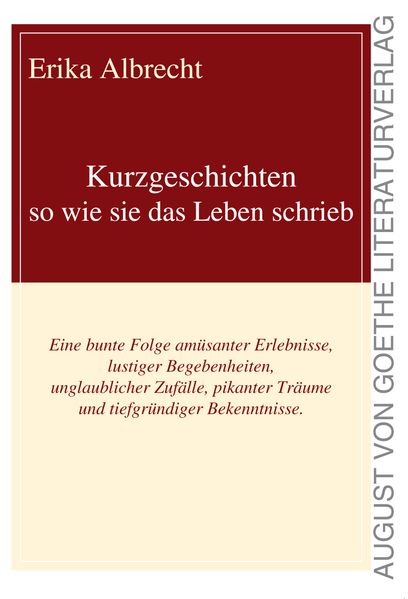 Cover von Kurzgeschichten – so wie sie das Leben schrieb