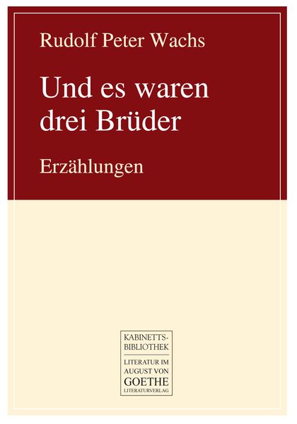 Cover von Und es waren drei Brüder