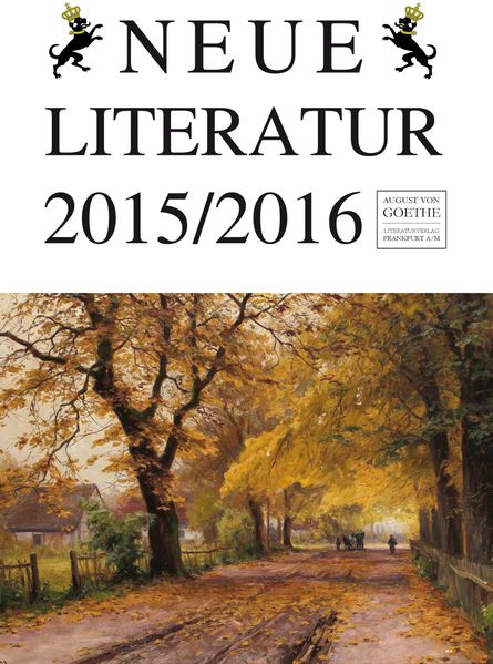 Cover von Neue Literatur 2015/2016