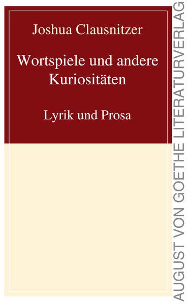 Cover von Wortspiele und andere Kuriositäten