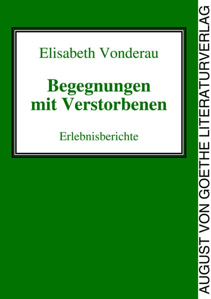 Cover von Begegnungen mit Verstorbenen