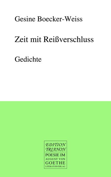 Cover von Zeit mit Reißverschluss