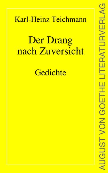 Cover von Der Drang nach Zuversicht