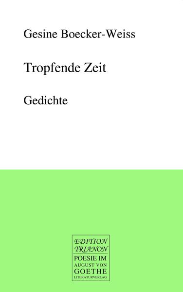 Cover von Tropfende Zeit