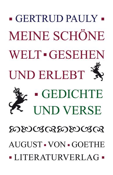 Cover von Meine schöne Welt – gesehen und erlebt