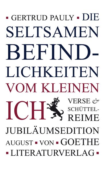Cover von Die seltsamen Befindlichkeiten vom kleinen Ich