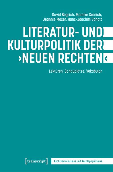Cover von Literatur- und Kulturpolitik der „Neuen Rechten“