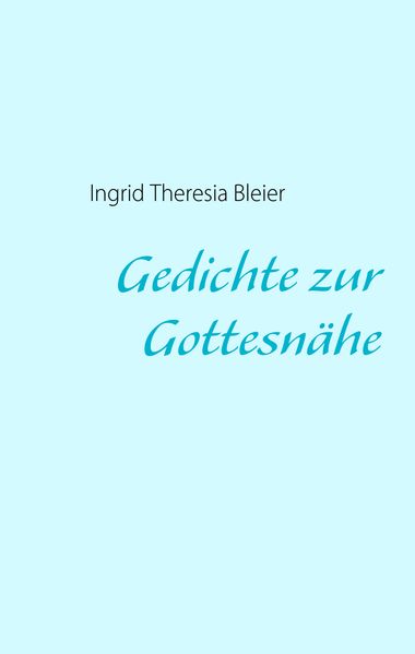 Cover von Gedichte zur Gottesnähe