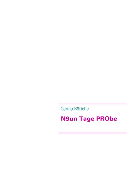 Cover von N9un Tage PRObe