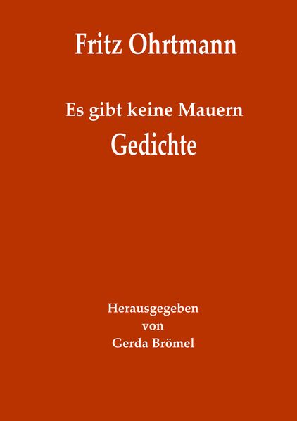 Cover von Es gibt keine Mauern – Gedichte