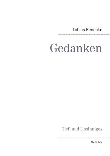 Cover von Gedanken