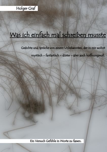 Cover von Was ich einfach mal schreiben musste