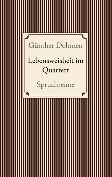 Cover von Lebensweisheit im Quartett