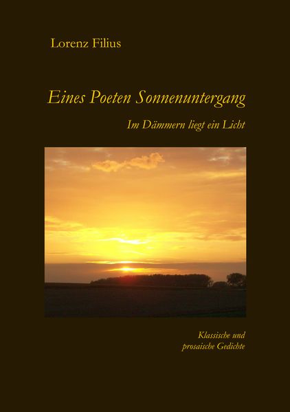 Cover von Eines Poeten Sonnenuntergang