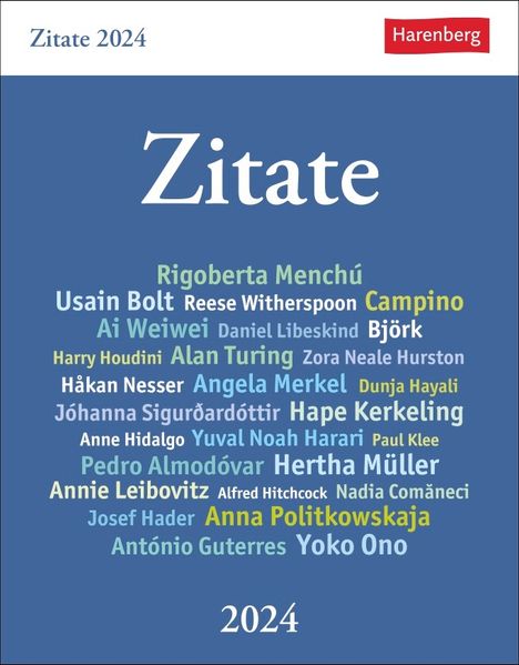Cover von Zitate Tagesabreißkalender 2024