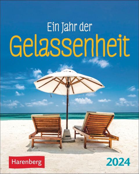 Cover von Ein Jahr der Gelassenheit Mini-Geschenkkalender 2024