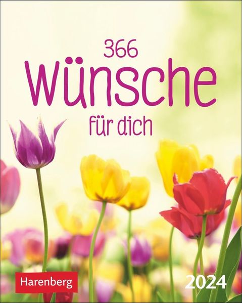 Cover von 365 Wünsche für dich Mini-Geschenkkalender 2024